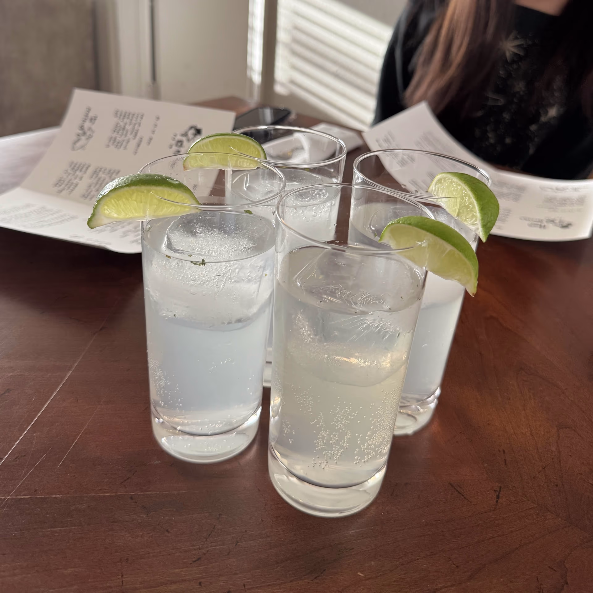 Drink: leaf and mint